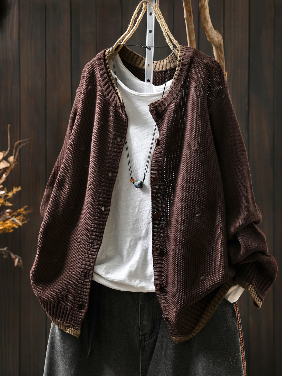 Isolde™ - Textured Cardigan