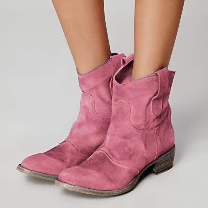 Sandra | Chic Suede Ankle Boots