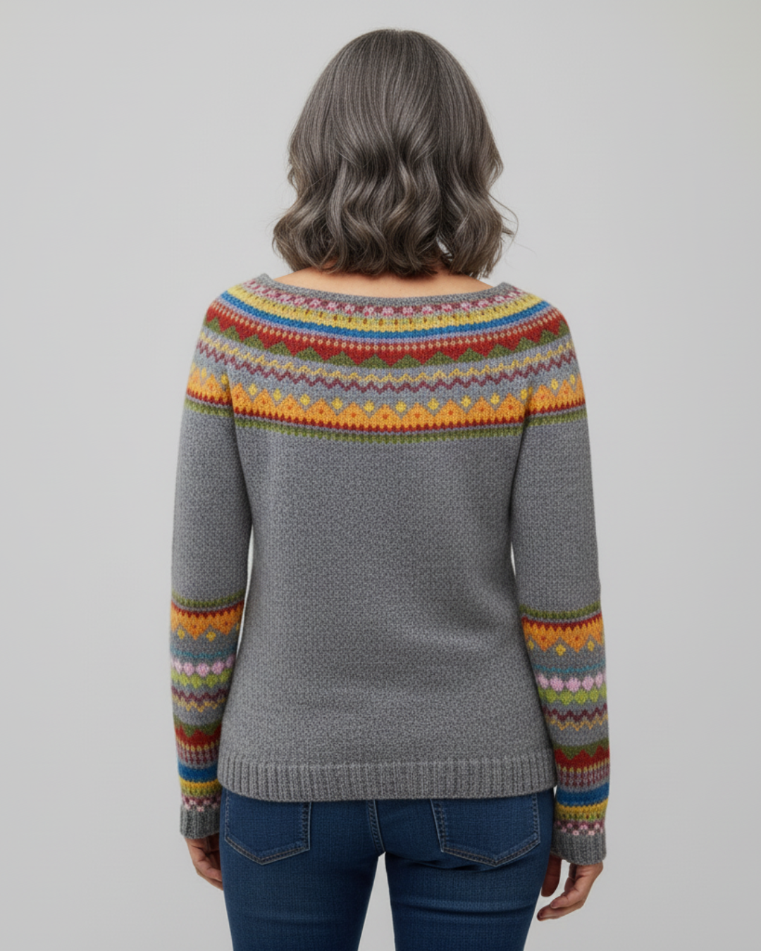 Harper - Retro Scandinavian knitted sweater