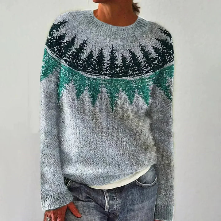 Ava™ | Retro Knit Sweater